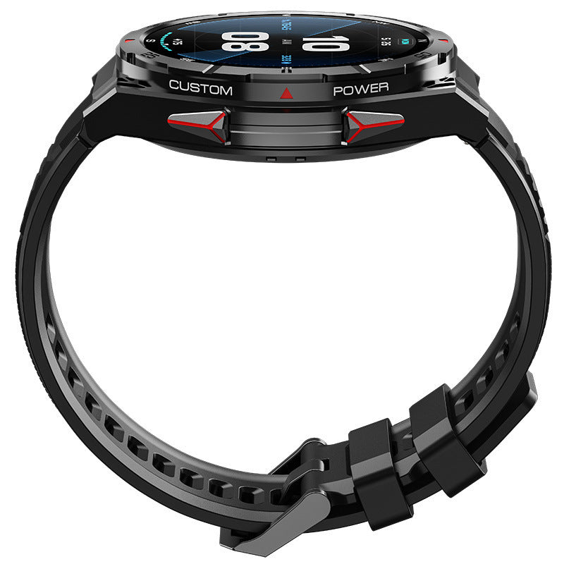 New Smart Watch GPS Sports Compass Altitude Air Pressure Blue Tooth Call 3ATM Waterproof Health AMOLED Screen Smartwatch 480Mah